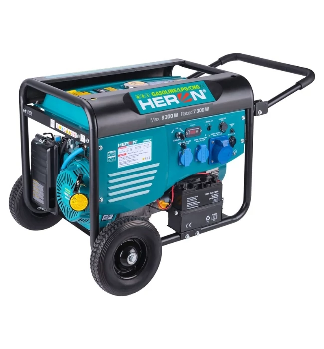 Heron Generator electric pe Benzina si Gaz - 8000 VA - cu pregatire ATS