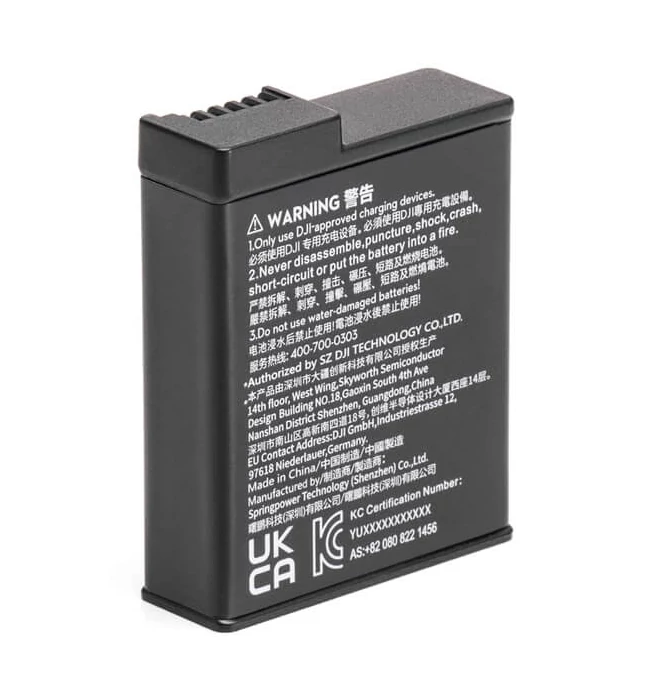 Osmo Action 3 Battery