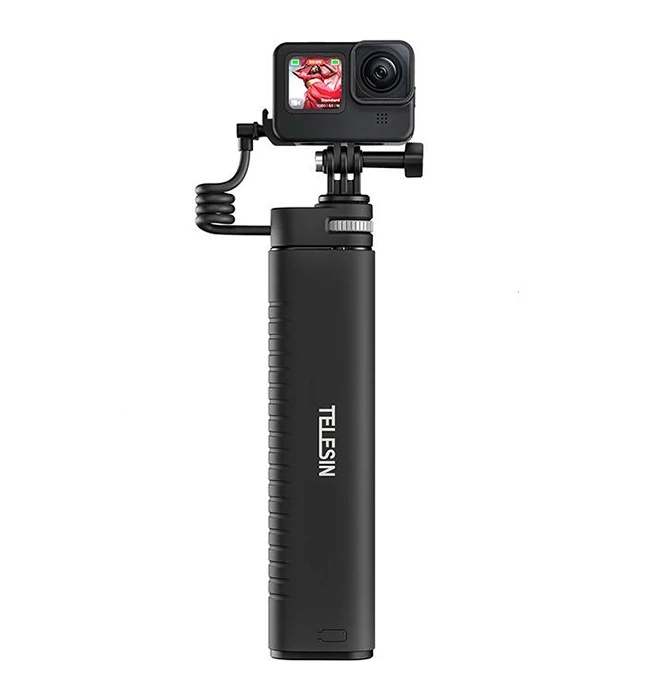 Telesin Power Grip Selfie Stick With Power Bank