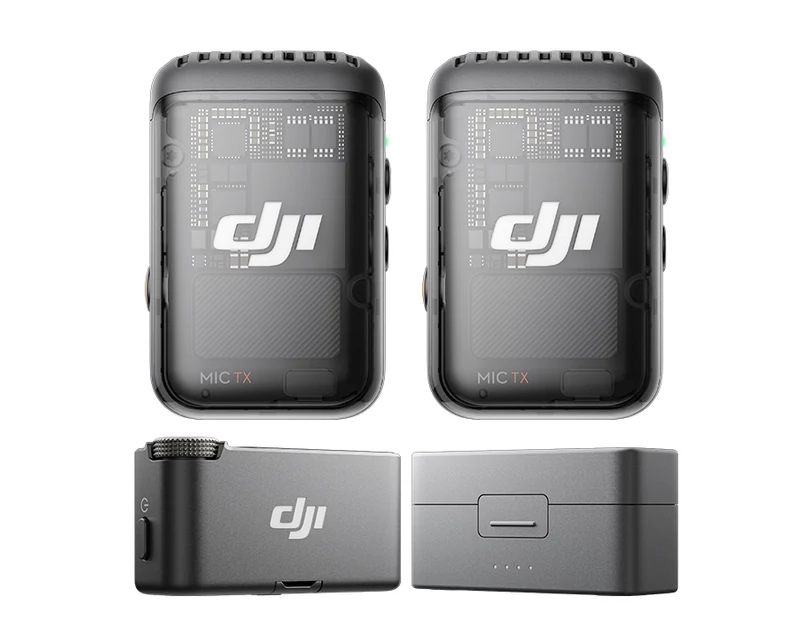 DJI Mic 2 - 2 TX + 1 RX + Charging Case ✓ Magazinul de Drone