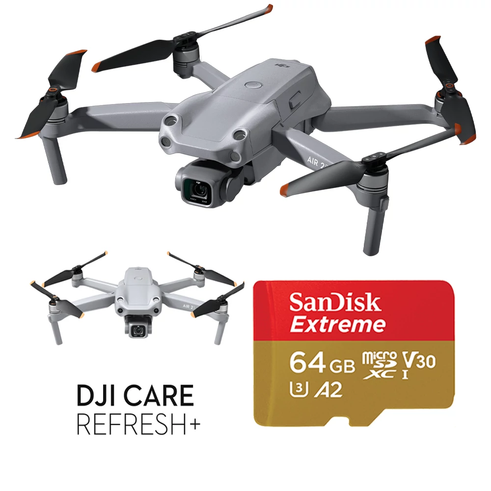Drona DJI Air 2S - Care Refresh 2Y w Memory Bundle ✓ Magazinul de