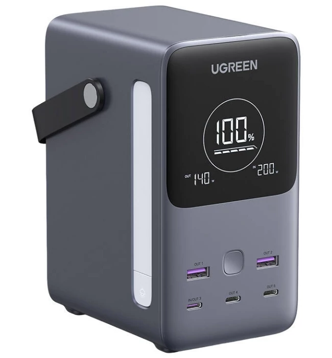 UGREEN ポータブル電源 48,000mAh 300W UGREEN 300W 48000mAh Portable Charger Power Bank ✓ Magazinul de