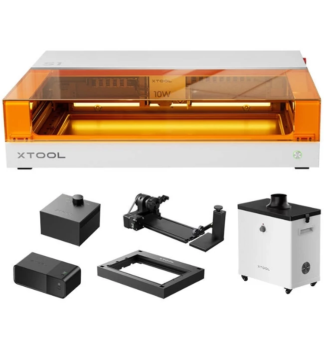 xTool S1 2-in-1 40W Laser Engraver Machine - All-in-One Kit