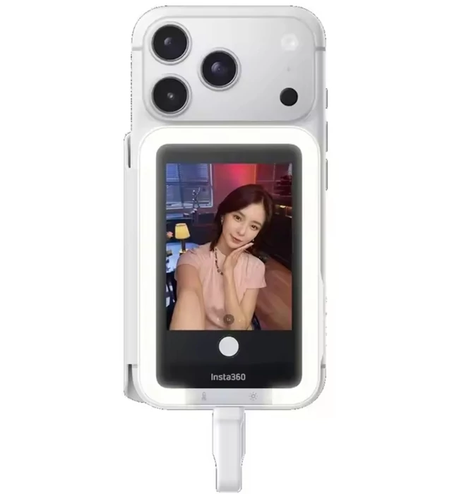 【ライト付】Insta360 Snap Selfie Screen Insta360 Snap - Selfie Screen with Light ✓ Magazinul de Drone